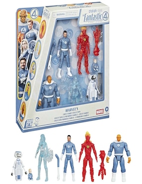 Set figuras acción articulada Los 4 Fantásticos: Primeros Pasos Los 4 Fantásticos fans Marvel
