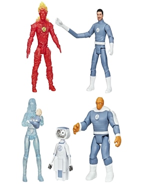 Set figuras acción articulada Los 4 Fantásticos: Primeros Pasos Los 4 Fantásticos fans Marvel