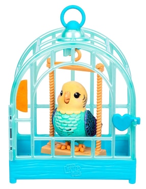 Mascota virtual My Really Real Talking Bird Toy & Cage Little Live Pets
