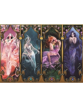 Rompecabezas Hadas mágicas las cuatro joyas art puzzle 2000 piezas