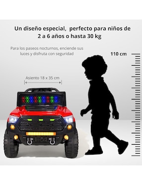 Automóvil montable con control remoto the baby shop de recargable