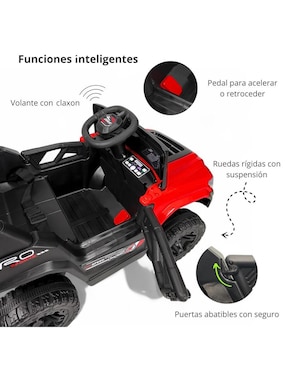 Automóvil montable con control remoto the baby shop de recargable
