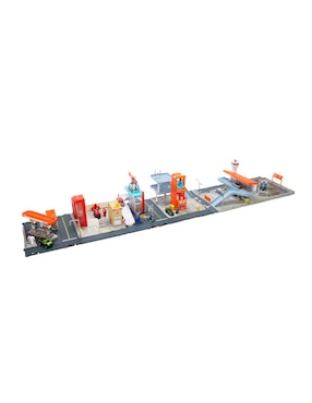 Pista armable Matchbox Acción Estación de Gasolina