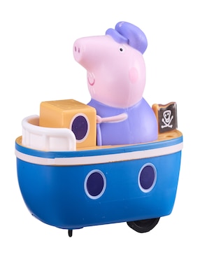 Pista de Peppa Pig del barco del abuelo Bandai