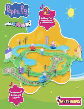 Pista de peppa pig del gran mundo Bandai