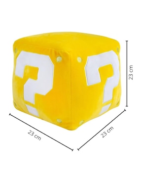 Peluche de cubo Mario Bros Super Mario Bros de 23 cm