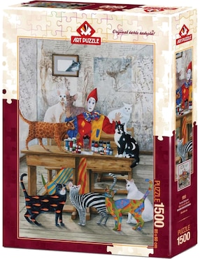 Rompecabezas gatos y más gatos mi mundo colorido Art Puzzle 1500 "piezas"