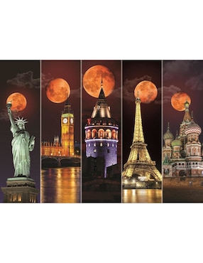 Rompecabezas Luna Luna de sangre Art Puzzle 1500 piezas