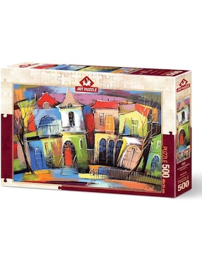 Rompecabezas las casas de cuento de hadas Art Puzzle 500 piezas