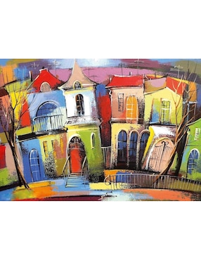 Rompecabezas las casas de cuento de hadas Art Puzzle 500 piezas
