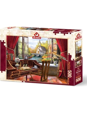Rompecabezas paisaje vista de estudio Art Puzzle 500 piezas