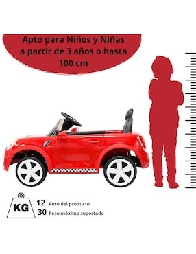 Automóvil montable con control remoto Joykoo Minii de recargable