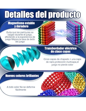 Xtellar set de bolas magnéticas anti estrés XTLLAR6226