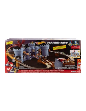 Pista armable Hot Wheels Castillo Bowser Mario Kart
