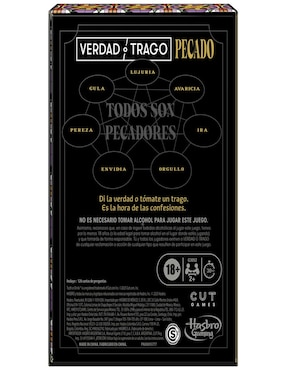 Verdad o trago pecado Hasbro Gaming