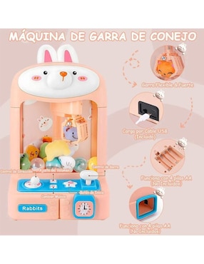 Mini máquina de garras conejo para niños Belug