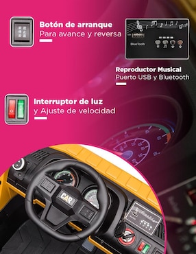Camión montable con control remoto Vanlig Force Max con volteo luz y sonido de batería