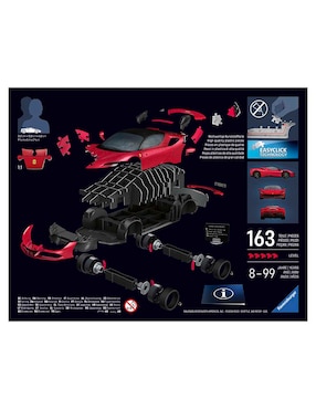 Rompecabezas 3D autos clásicos Ravensburger 163 piezas