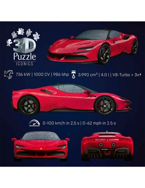 Rompecabezas 3D autos clásicos Ravensburger 163 piezas