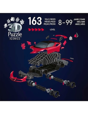 Rompecabezas 3D autos clásicos Ravensburger 163 piezas