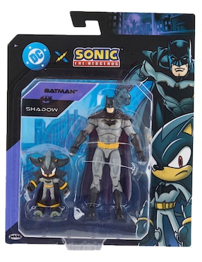 Set figuras acción DC Shadow Batman Sonic The Hedgehog