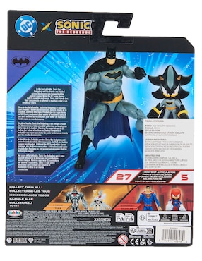 Set figuras acción DC Shadow Batman Sonic The Hedgehog