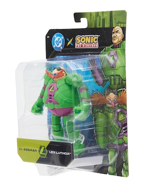 Figura de acción articulada DC Dr Eggman - Lex Luthor Sonic The Hedgehog