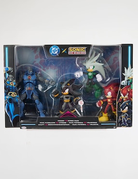 Set figuras acción articulada DC Power vs. Speed Sonic The Hedgehog
