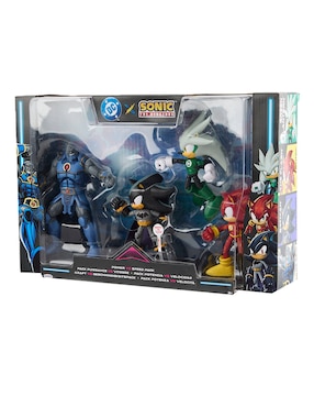 Set figuras acción articulada DC Power vs. Speed Sonic The Hedgehog