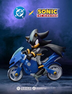Figura de acción articulada DC Shadow Batman Sonic The Hedgehog