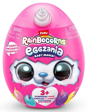 Peluche Rainbocorns Eggzania Baby Mania de 12 cm