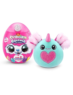 Peluche Rainbocorns Eggzania Baby Mania de 12 cm