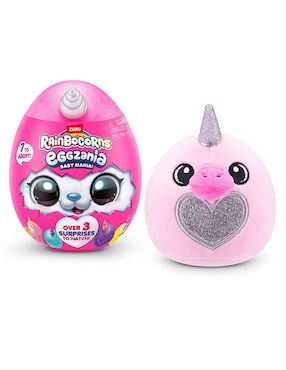 Peluche Rainbocorns Eggzania Baby Mania de 12 cm