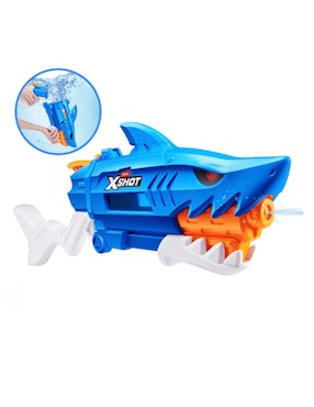 Lanzador de agua Xshot Fast Fill Shark Attack