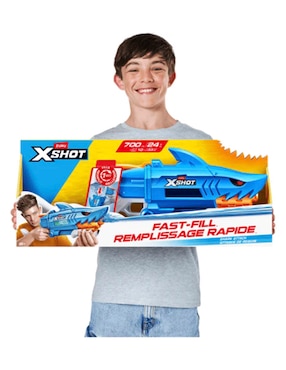 Lanzador de agua Xshot Fast Fill Shark Attack