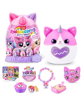 Peluche de gato unicornio Rainbocorns 31 cm