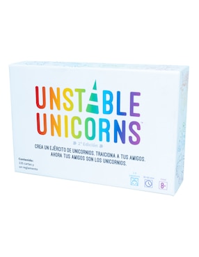 Juego de mesa estrategia Unstable Unicorns Novelty