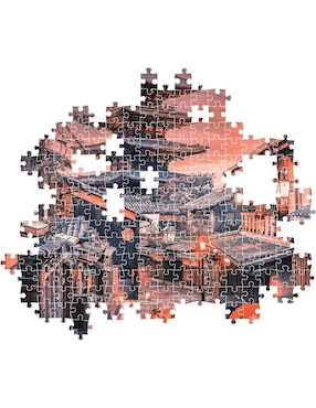Rompecabezas Pagoda Yasaka Noche en Kyoto Clementoni 500 piezas