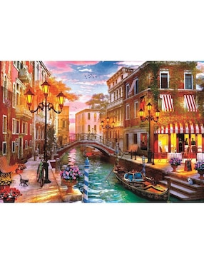 Rompecabezas Atardecer en Venecia Clementoni 500 piezas