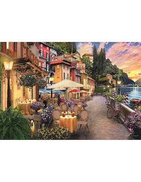 Rompecabezas Monte Rosa Lago Como Clementoni 500 piezas