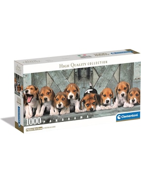 Rompecabezas perritos beagles (compact pro ecologia) Clementoni 1000 piezas