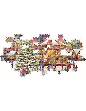 Rompecabezas Abigail williams villa en navidad (compact pro ecologia) Clementoni 1000 piezas