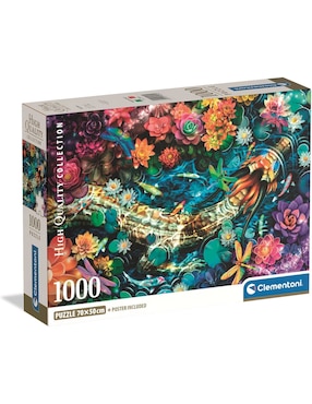 Rompecabezas Peces Koi River (Compact Pro Ecología) Clementoni 1000 piezas