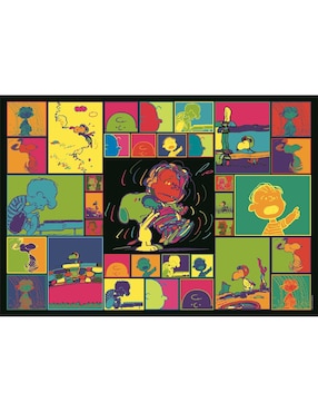 Rompecabezas Película Snoopy Peanuts Neon (Compact Pro Ecología) Clementoni 1000 piezas