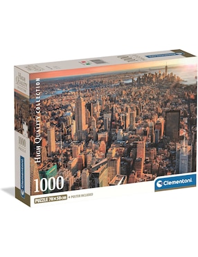 Rompecabezas New York City (Compact Pro Ecología) Clementoni 1000 piezas