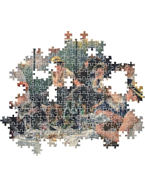 Rompecabezas Obras De Arte Almuerzo De Los Remeros Renoir (Compact Pro Ecología) Clementoni 1000 piezas