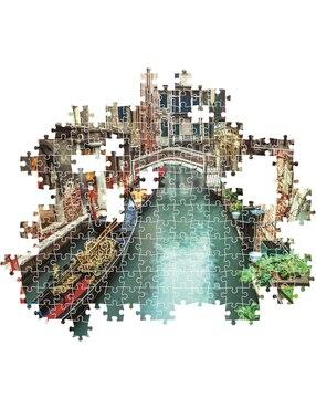 Rompecabezas Venecia Venice Canal (Compact Pro Ecología) Clementoni 1000 piezas