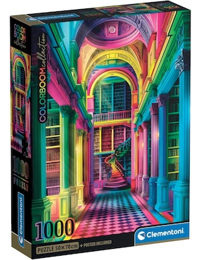Rompecabezas Colorboom Collage Athenaeum (Compact Pro Ecología) Clementoni 1000 piezas