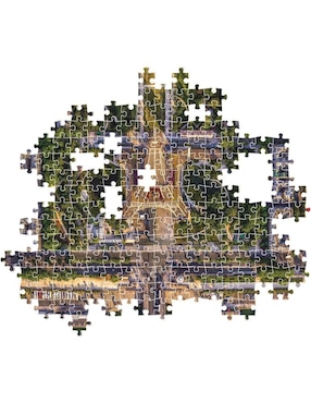Rompecabezas Volando Sobre París (Compact Pro Ecología) Clementoni 1500 piezas