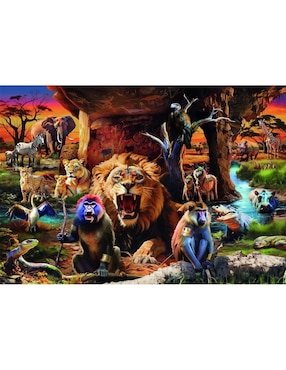 Rompecabezas Animales Sociedad Tribal (Compact Pro Ecología) Clementoni 1500 piezas